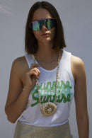 CAMISETA DE TIRANTES ARCHIE SUNRISE BLANCO