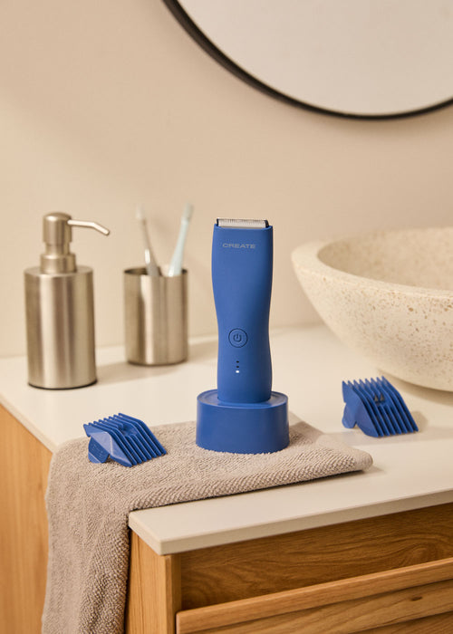 Barber Studio - Tondeuse Sans Fil Étanche Pour Le Visage & Le Corps - Bleu Cobalt