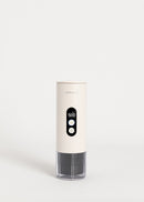 Thera Move - Cafetera espresso portátil de 15 bares para cápsulas y café molido - Blanco roto