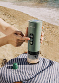 Thera Move - 15 Bar Portable Espresso Coffee Maker for Capsules and Ground Coffee - Sage Green