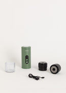 Thera Move - 15 Bar Portable Espresso Coffee Maker For Capsules & Ground Coffee - Sage Green