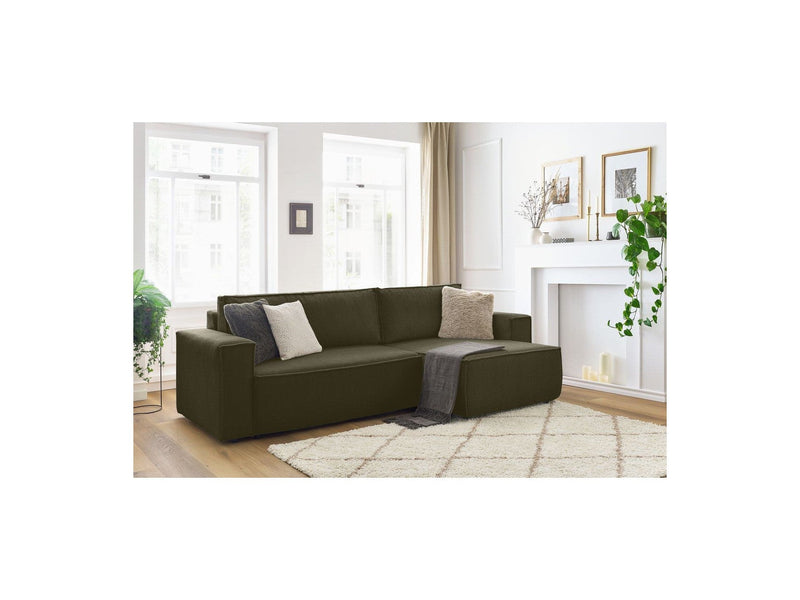 Nihad - Reversible Convertible Corner Sofa - Corduroy
