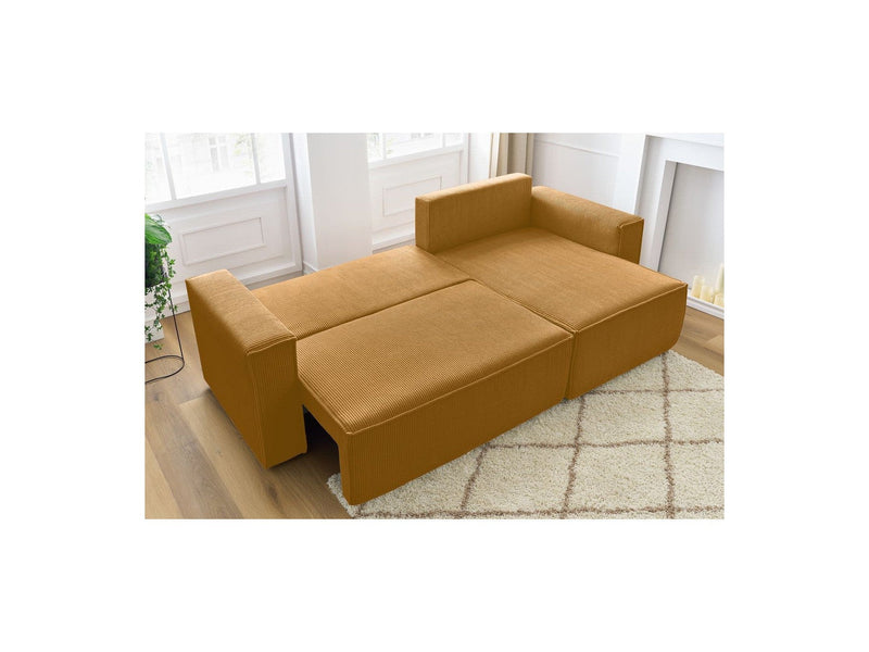 Nihad - Reversible Convertible Corner Sofa - Corduroy