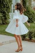 Vestido Élisé Blanco Algodón