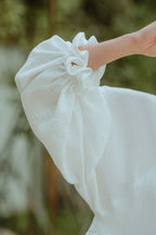 Vestido Élisé Blanco Algodón