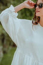Vestido Élisé Blanco Algodón