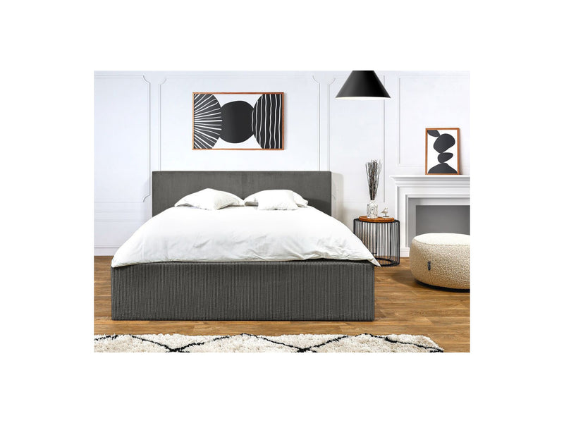 Lit Coffre Rangement Xl - Nihad - Gris Foncé