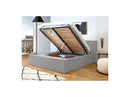 Lit Coffre Rangement Xl - Nihad - Gris Clair