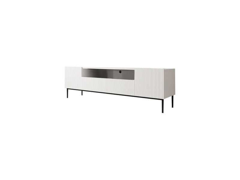 Kasha - TV Stand With Niche - Black Feet