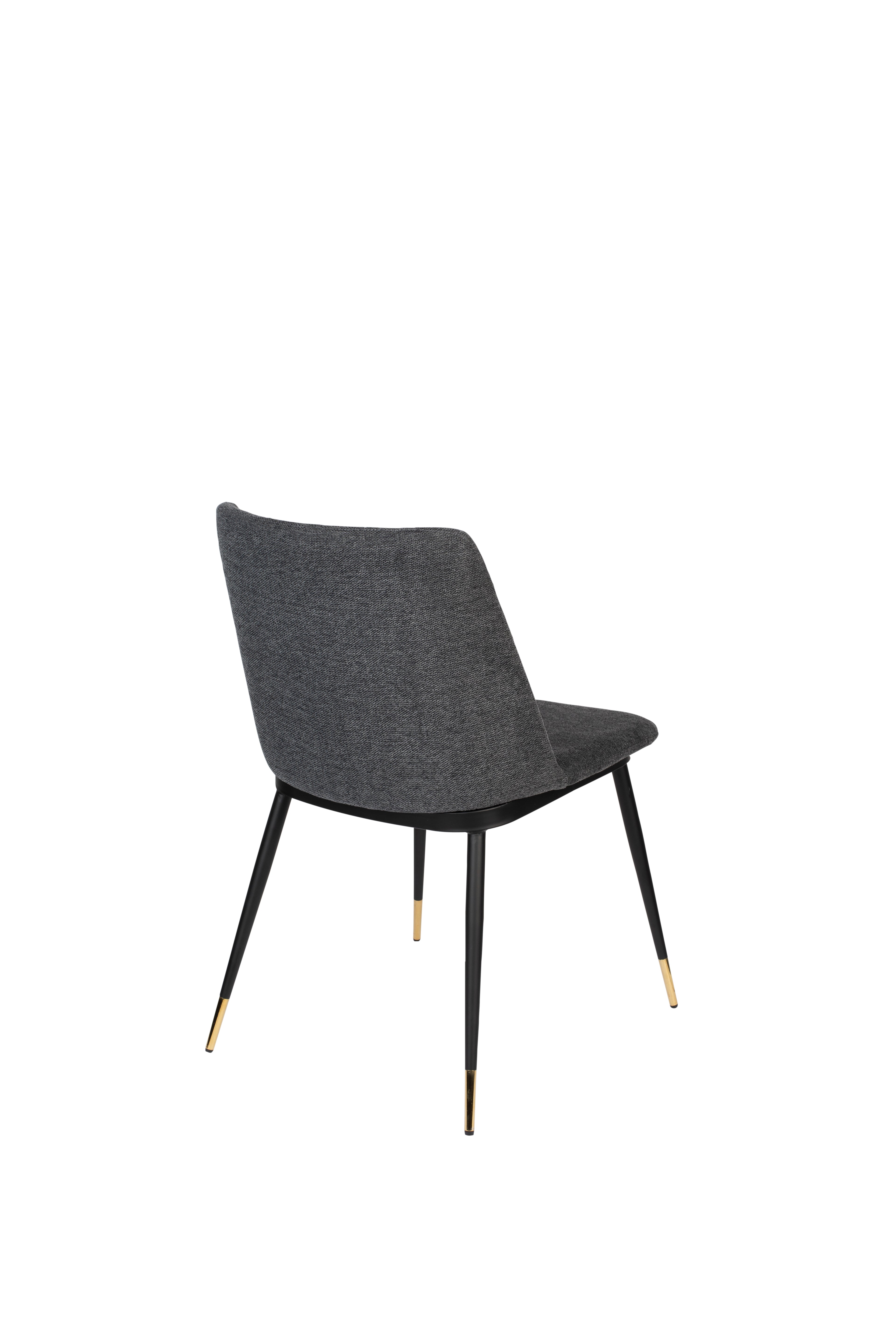 Lionel - Dining Room Chair - Fabric - Dark Gray