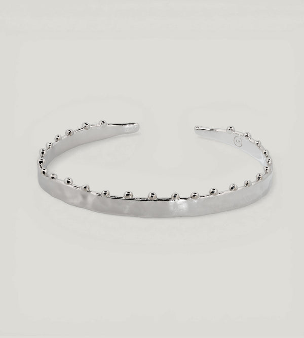 Palladiumpläterat stelt armband Rey