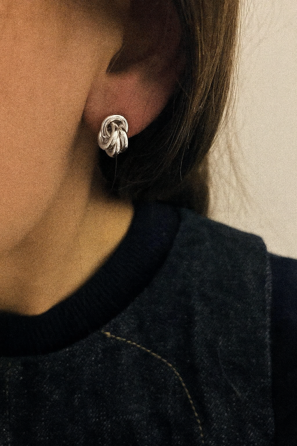 Pendientes Nicole con baño de paladio