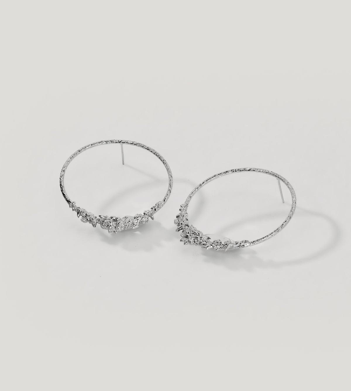 Pendientes Monoe paladiados