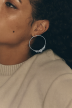 Pendientes Monoe paladiados