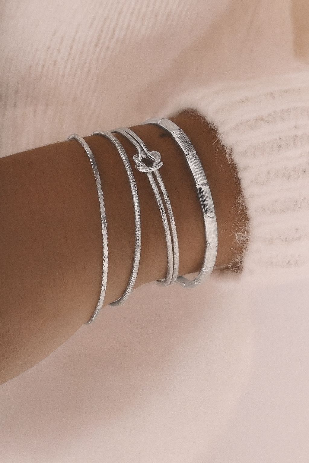 Palladiumbelagt Bebita-armring