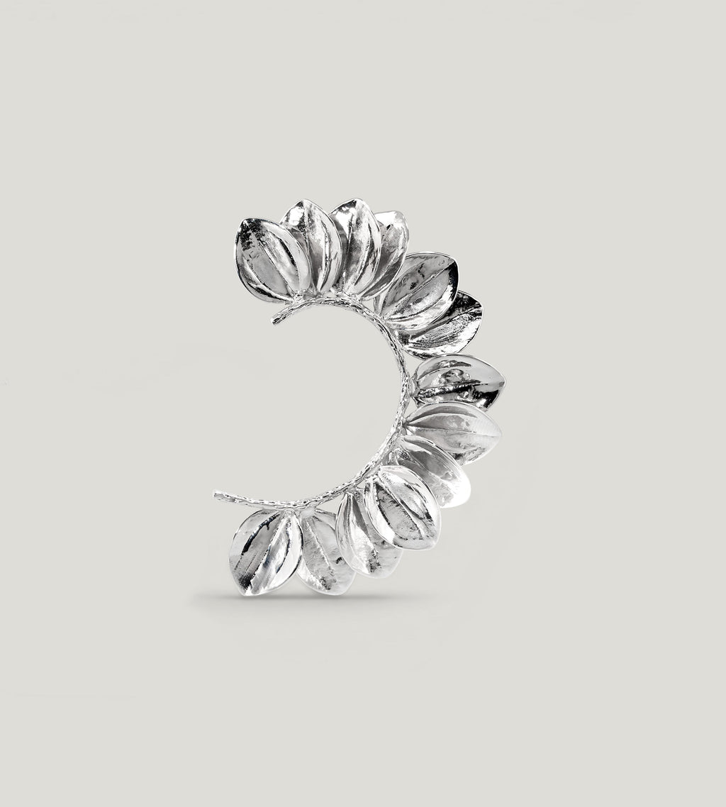 Earcuff Philae met palladiumafwerking - Per stuk