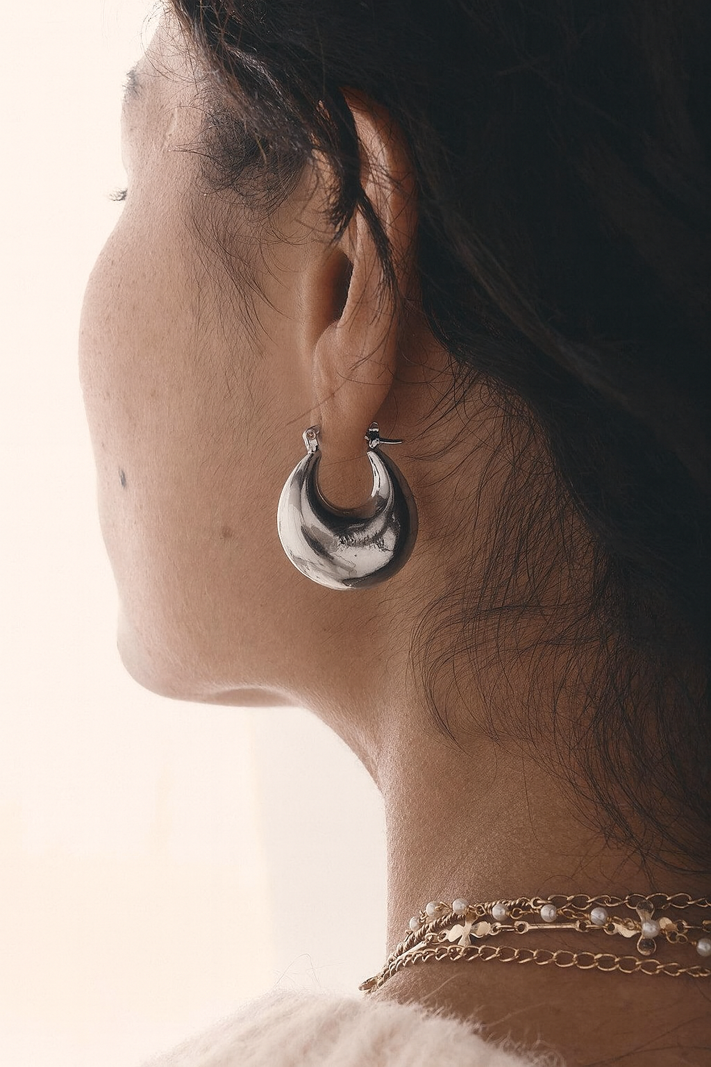 Boucles D'Oreilles Nova palladiées