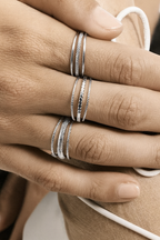 Anillo Archibald con baño de paladio