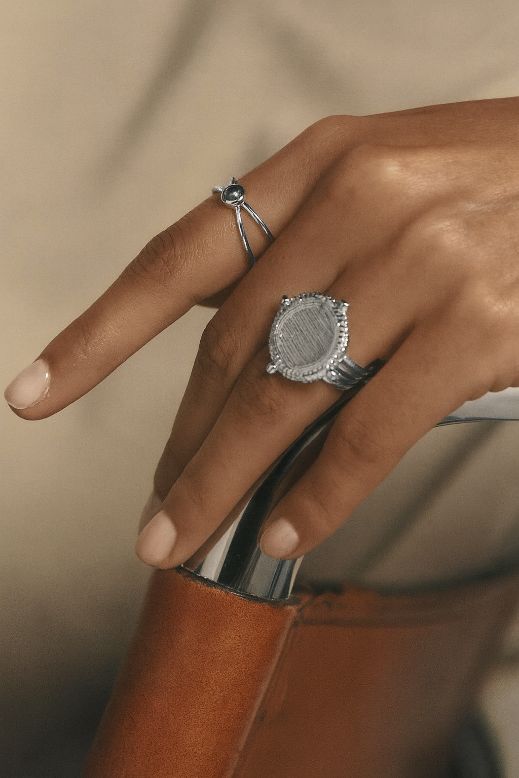 Faro Palladium-Plated Ring
