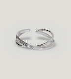 Ring Tadi mit Palladium-Finish