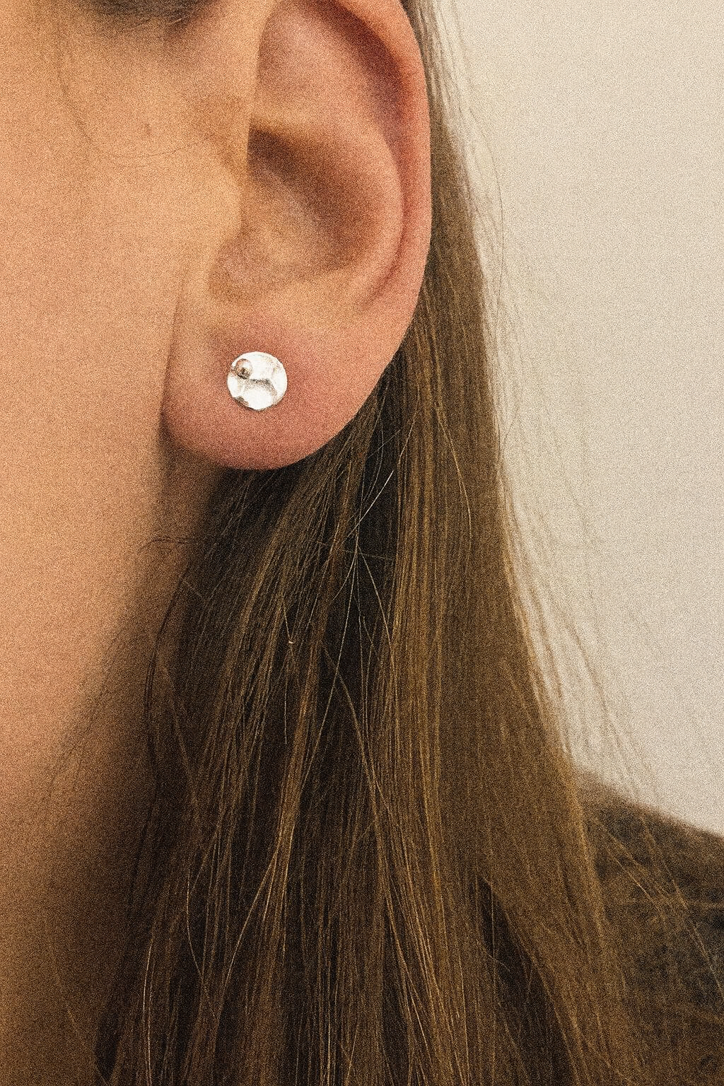Pendientes Maraly con baño de paladio