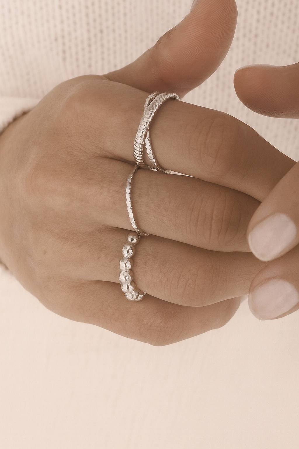 Bague Bebita palladiée