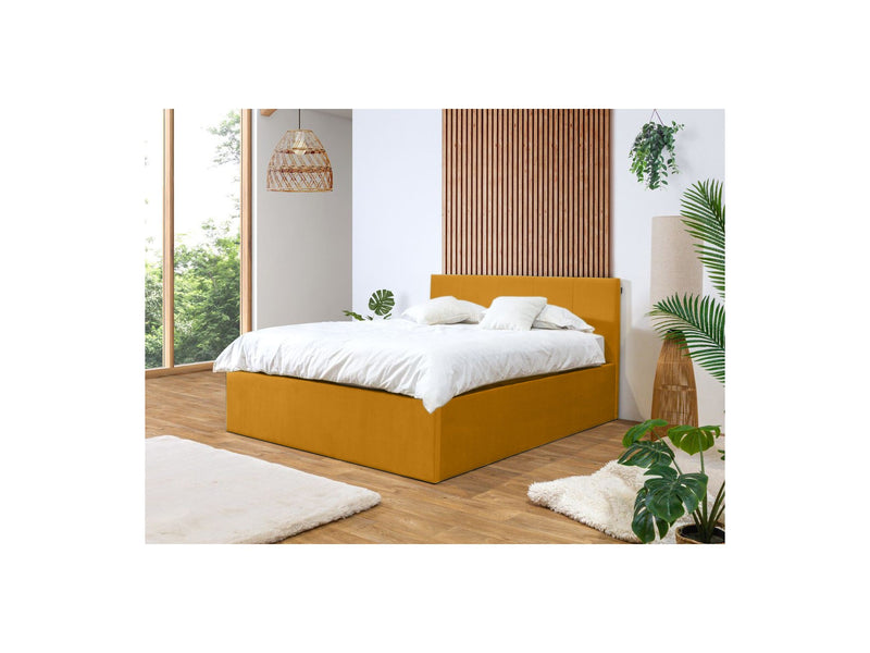 Lit Coffre Rangement Xl - Vivara - Jaune