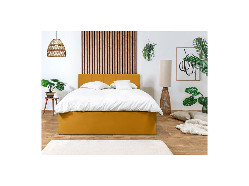 Lit Coffre Rangement Xl - Vivara - Jaune