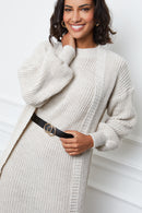 Cardigan+Robe - Beige