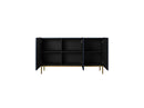 Kasha - 3 Door Sideboard - Gold Feet