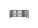 Kasha - 3 Door Sideboard - Gold Feet