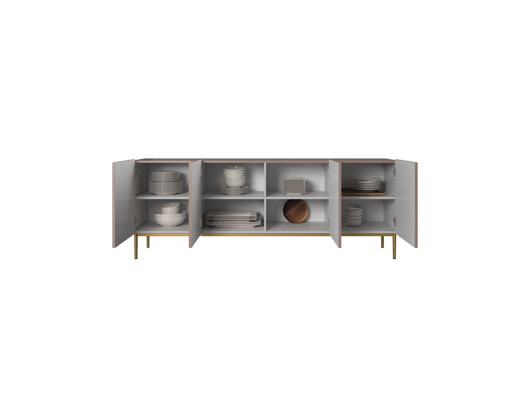 Kasha - Buffet 4 Portes - Pieds Or