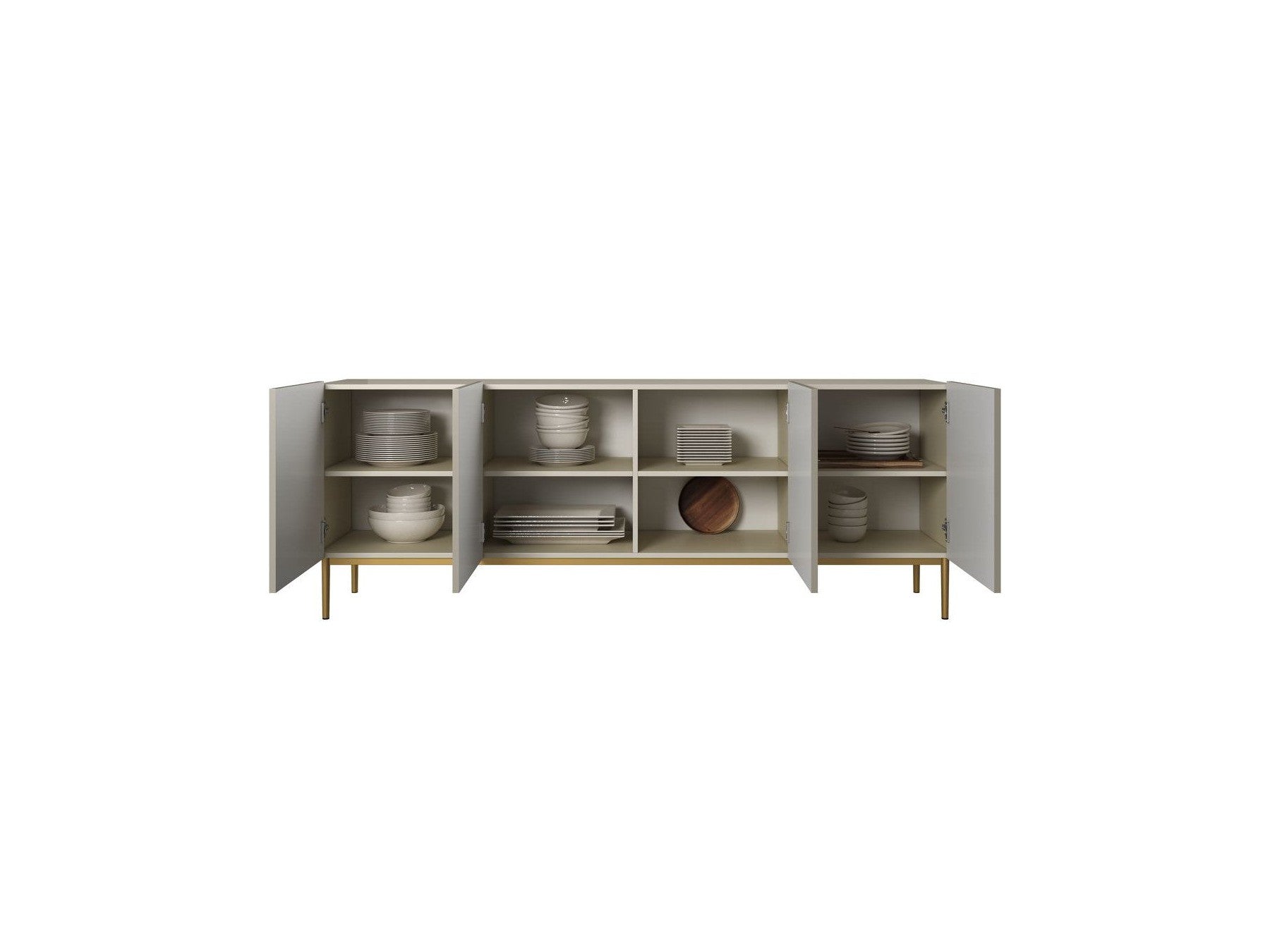 Kasha - Buffet 4 Portes - Pieds Or