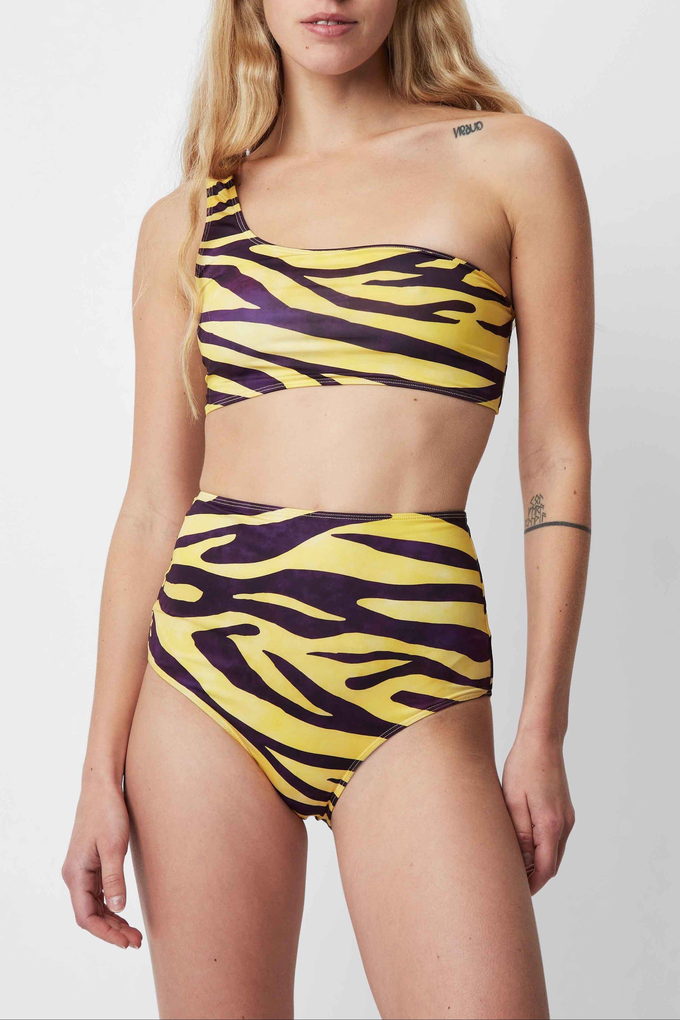 HAUT DE MAILLOT LINO ZEBRA SOLEIL