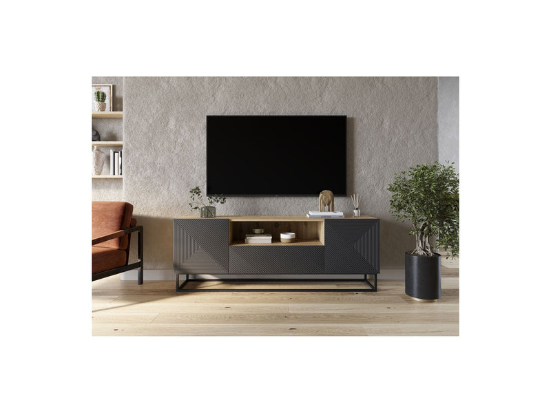 Alice - Meuble TV - Pieds En Métal - 167 Cm