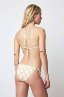 WOOD DAMIER GOLD SWIMSUIT BOTTOM