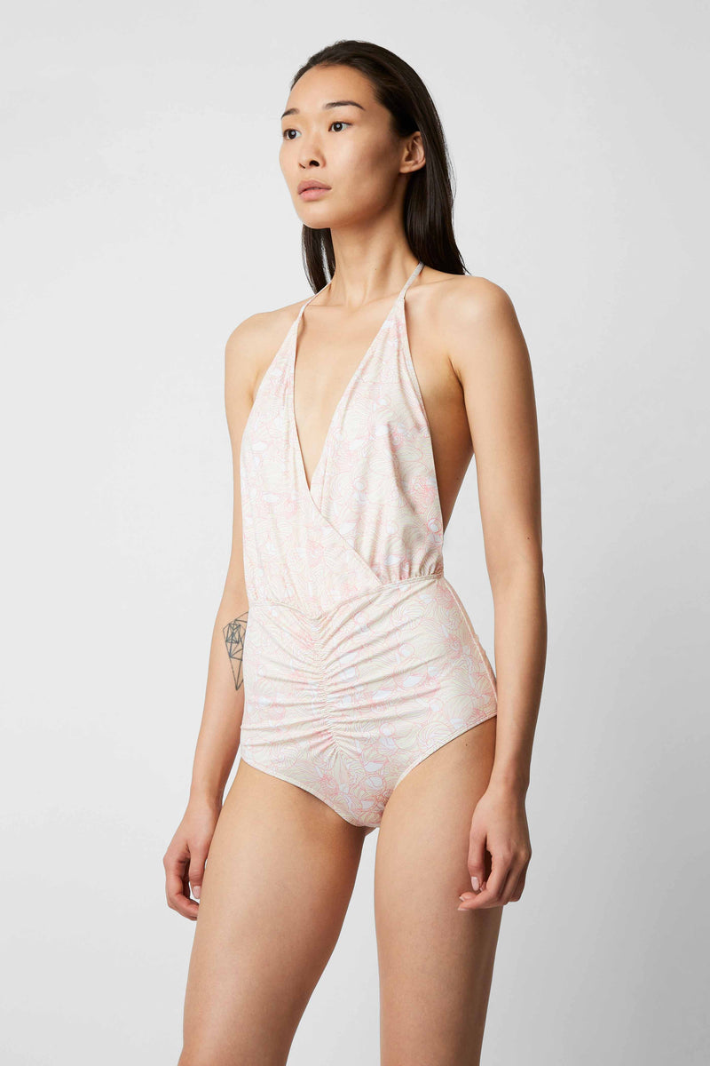 MAILLOT DE BAIN 1 PIECE FALCON COQUILLAGES SOFT PINK