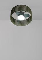 Wind Lamp Woven - Ventilateur De Plafond Silencieux 25W Avec Lumière Led - Vert Sauge