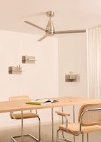 Wind Steel - Ventilateur De Plafond Silencieux 40W - Nickel