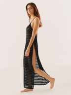 Robe Deep Tiny Drops Noire