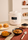 Pressure Cooker Studio - Olla a Presión Eléctrica Multifuncional Programable - 6L - Blanco Roto