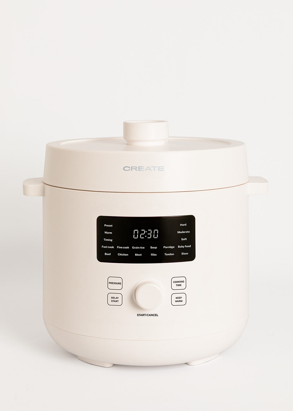 Pressure Cooker Studio - Olla a Presión Eléctrica Multifuncional Programable - 6L - Blanco Roto
