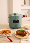 Pressure Cooker Studio - Programmable Multifunctional Electric Pressure Cooker - 6L - Sage Green