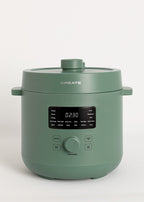 Pressure Cooker Studio - Olla a Presión Eléctrica Multifunción Programable - 6 L - Verde Salvia