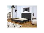 Romane - Cama con lamas macizas - Tejido de terciopelo