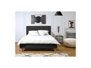 Romane - Lit Avec Lattes Massives - Tissu Velours
