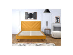 Romane - Cama con lamas macizas - Tejido de terciopelo
