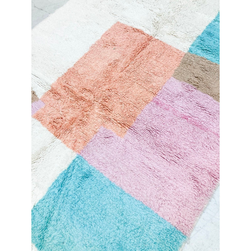 Tapis Berbère Marocain Boujaad - Multicolore