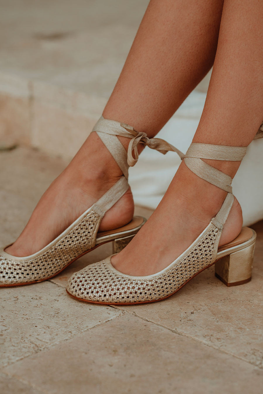 Sandals Neela Gold