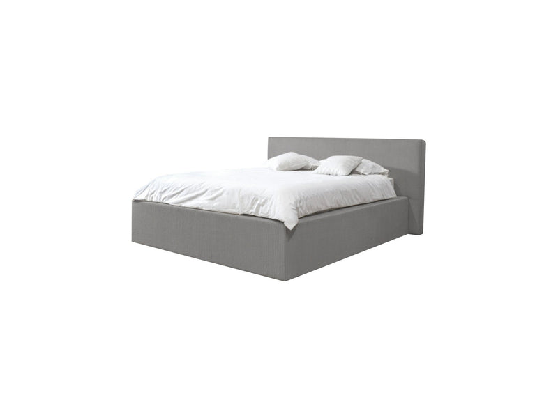 Lit Coffre Rangement Xl - Nihad - Gris Clair